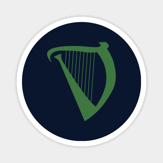 Celtic Harp Magnet by artsandherbs